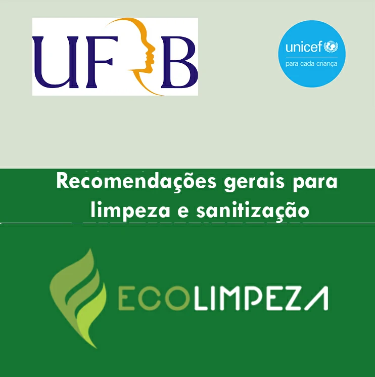 Recomendaes gerais para limpeza e sanitizao